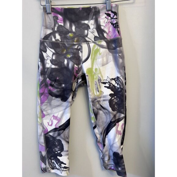 Lululemon Throwback Align HR Crop leggings 17" Size 4 Unicorn Throwback - Picture 3 of 6